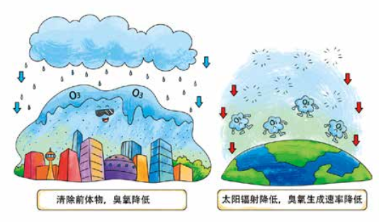 臭氧知識科普（4） | 環境空氣臭氧會通過哪些方式從空氣中消除呢？降水、植樹可以嗎？